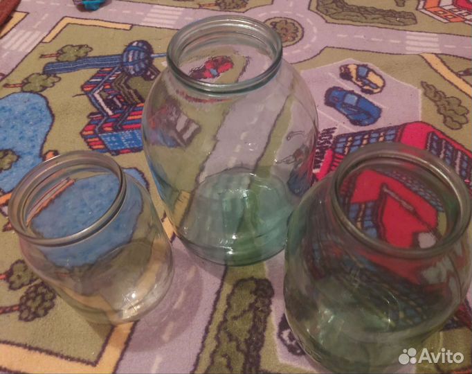 Банки стеклянные 1, 2, 3 литра