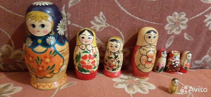 Матрешка деревянная СССР