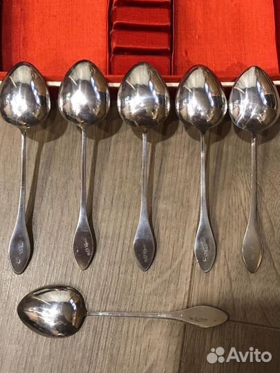 Ложки чайно- кофейные мельхиор