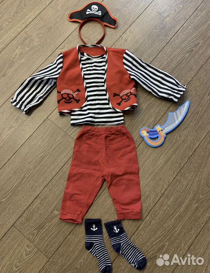 Новогодний костюм Пирата 86 размер