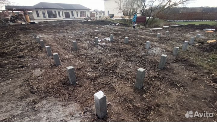 Фундамент для дома / Винтовые сваи под ключ