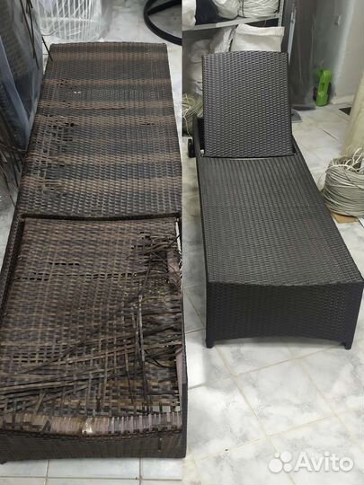 Реставрация плетеной мебели