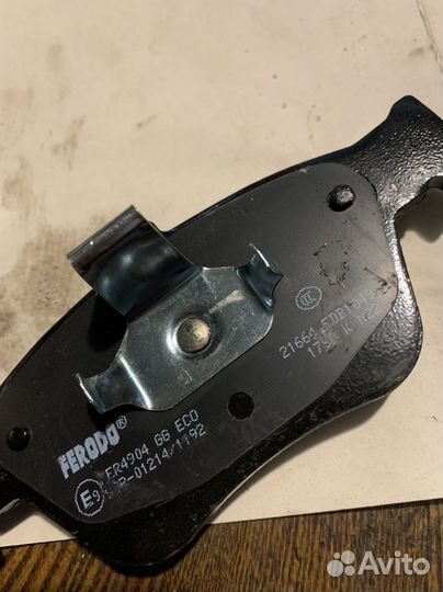 Тормозные колодки перед bmw