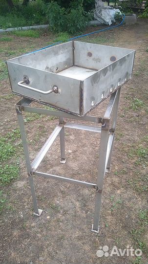 Мангал 5 мм. из нержавеющей стали