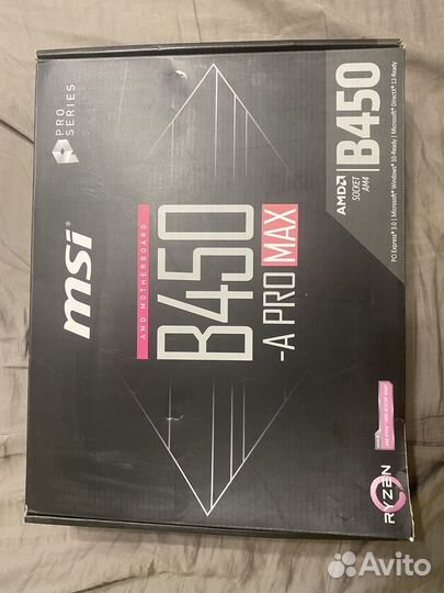 Msi b450 a pro max + ryzen 5 3500 + озу 16гб 3200