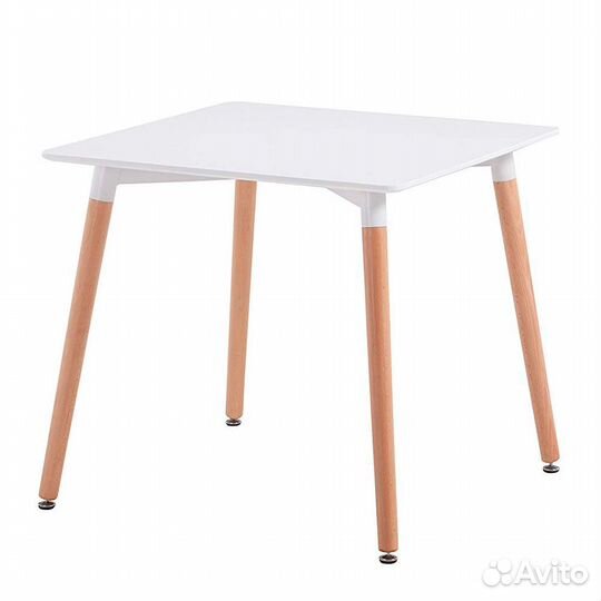 Стол белый eames 80х80 новый