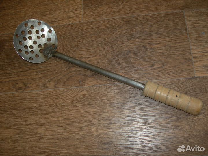 Черпак-шумовка для зимней рыбалки из титана