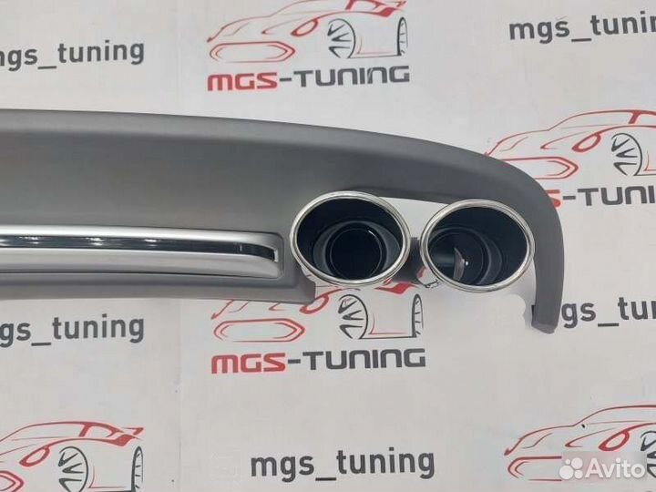 Диффузор S7 Ауди А7 S-line 10-14 + насадки хром