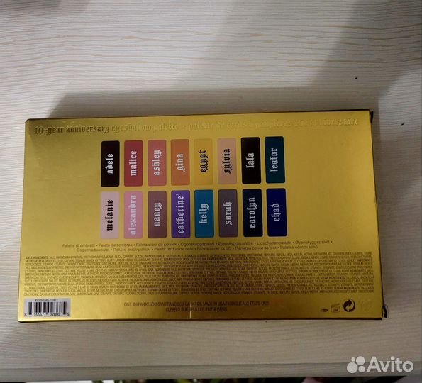 Палетка теней Kat Von D