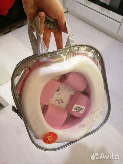 Складной горшок и насадка на унитаз 2в1