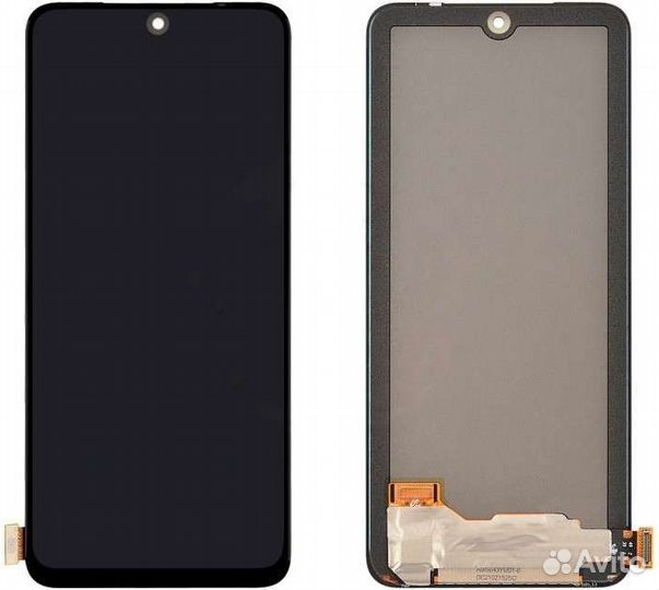 Дисплей для Xiaomi Redmi Note 10 Черный - (oled)