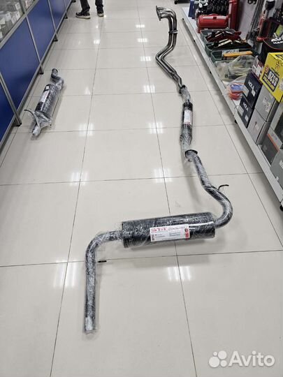 Выхлопная система STT последний бачок