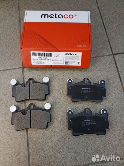 Колодки тормозные задние Porsche Cayenne, Audi Q7