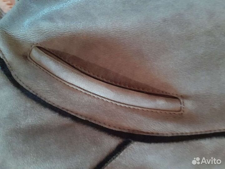 Дубленка оригинального фасона