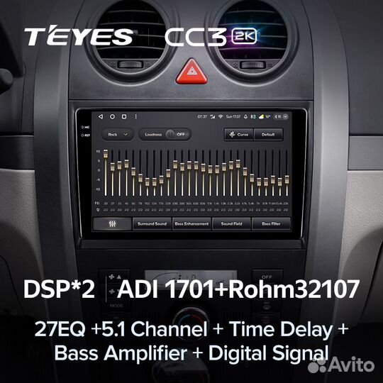 Магнитола Teyes CC3 2K 3/32 GreatWall Hover H3/H5