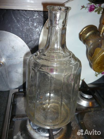 Старый граненный графин 1,5 литра СССР