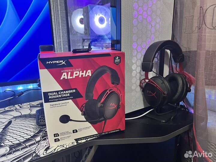 Наушники hyperx cloud alpha
