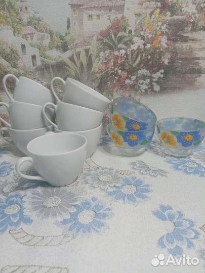 Кружка чайная, пивная кружка, бокалы