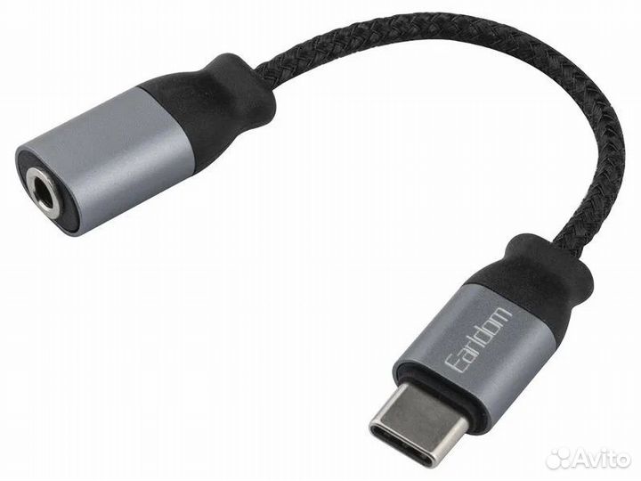 Адаптер переходник USB Type-C на Jack 3,5мм Earld