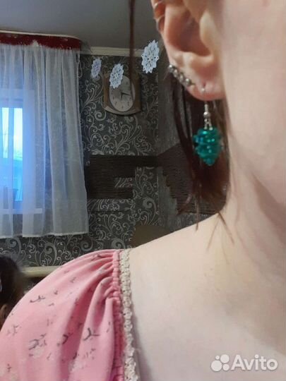 Серьги ручная работа