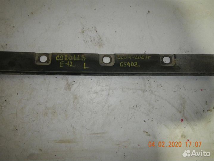 Накладка на порог (наружная) Toyota Corolla E12 20