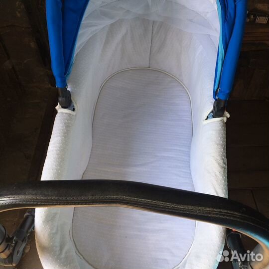 Коляска 2 в 1 Tutis Zippy New, Голубой/светло-голу