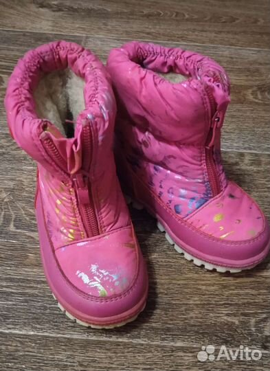 Ботинки зима для девочки 24
