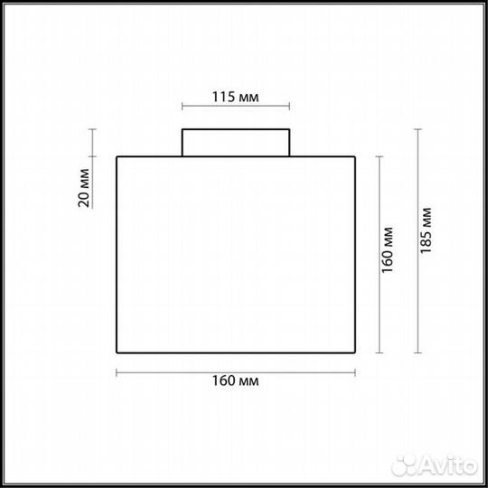 Накладной светильник Odeon Light Cross 2407/1C