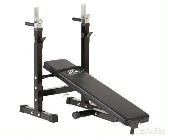 Скамья со стойками под штангу DFC складная dbch2B