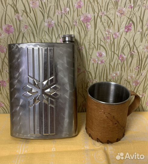 Фляжка из нержавейки