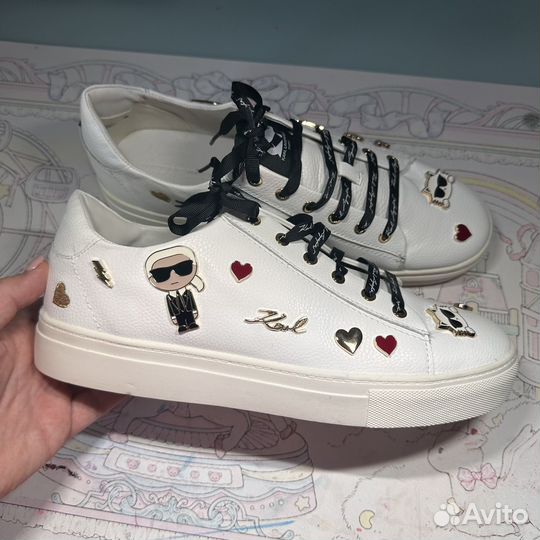 Кеды женские Karl Lagerfeld US11 (41,5-42 размер)