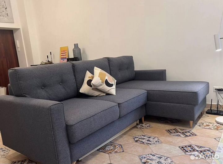 Угловой диван-кровать, с механизмом трансформации