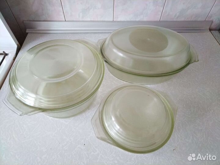 Кастрюли стеклянные для микроволновой печи