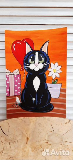 Картина гуашью