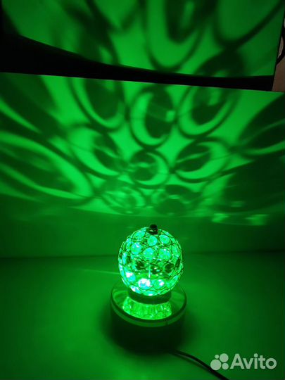 Диско-шар (проектор) с USB-флешкой и пультом.Новый