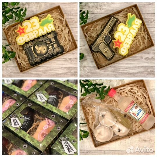 Наборы из мыла ручной работы мужские