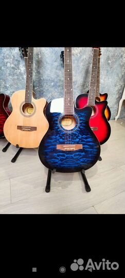 Гитара синяя