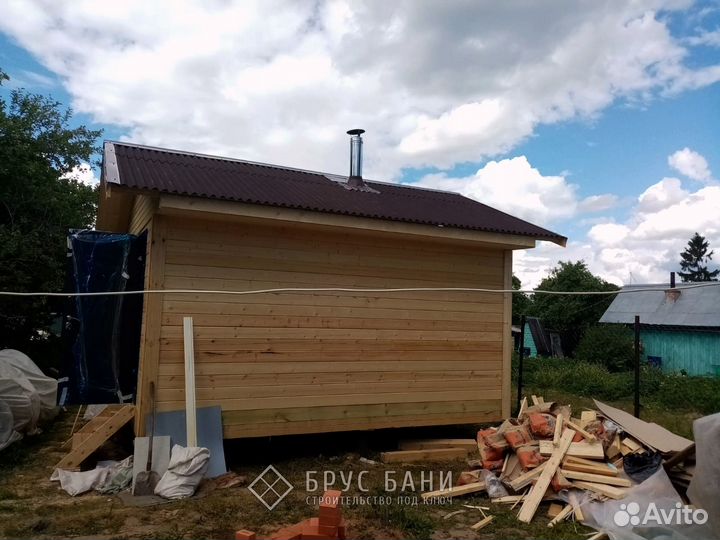 Баня из бруса. Комплектация в подарок