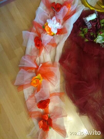 Декор для украшения свадебной машины