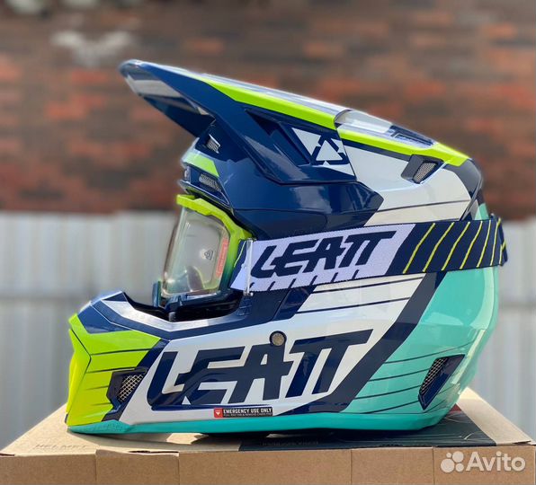 Кроссовый шлем с маской Leatt 7.5