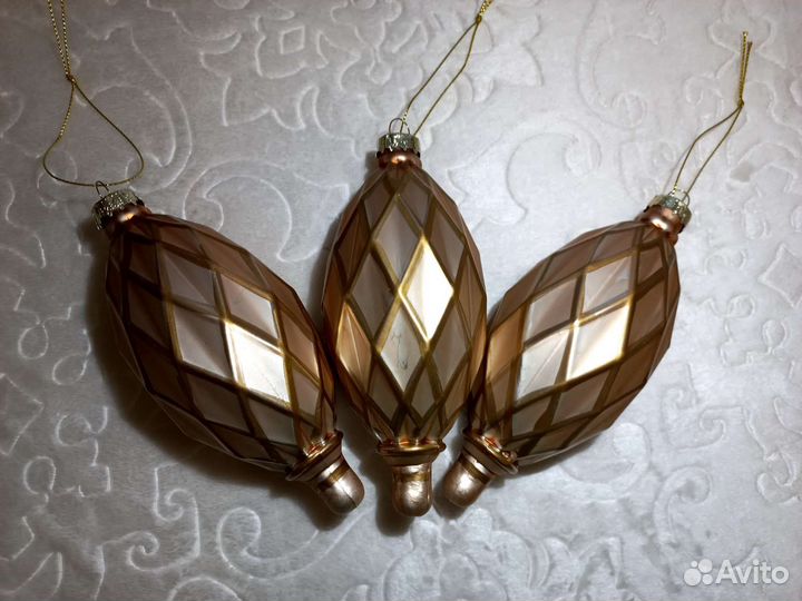 Елочные шары стекло стиль karlsbach shishi delice