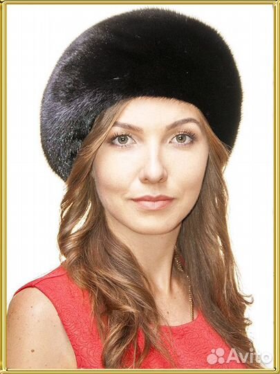 Норковый берет, новый