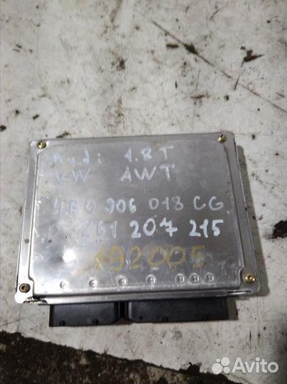 Блок управления двигателем Audi A6 4B/C5 рест