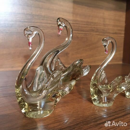Лебеди из стекла СССР