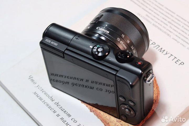 Фотоаппарат Canon eos m100 +15-45 IS STM (24мп)