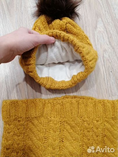 Шапка и снуд зимние