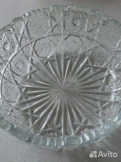 Хрустальная салатница СССР