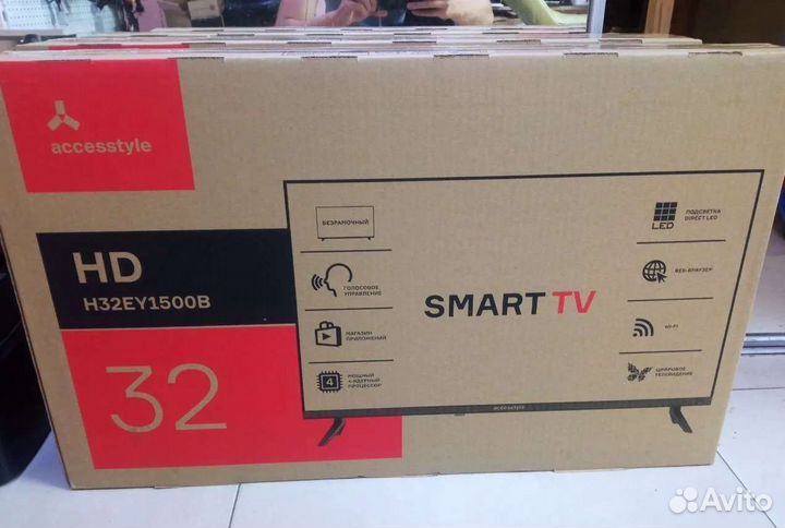 Телевизор Accesstyle H32EY1500B(Смарт тв)