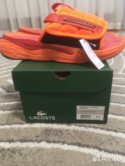 Шлепанцы мужские Lacoste оригинал 43