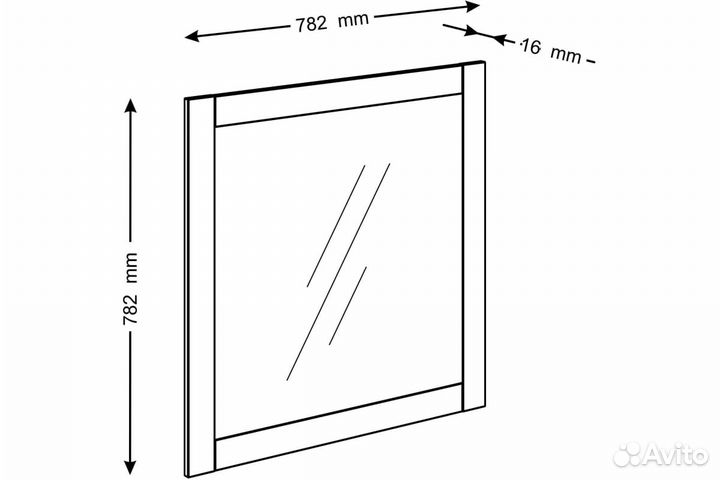 Зеркало Бримнэс (Сириус), IKEA
